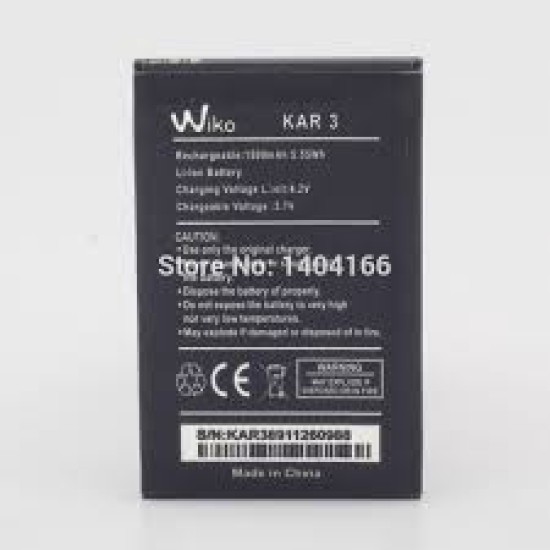 BATERIA WIKO KAR 3 BULK